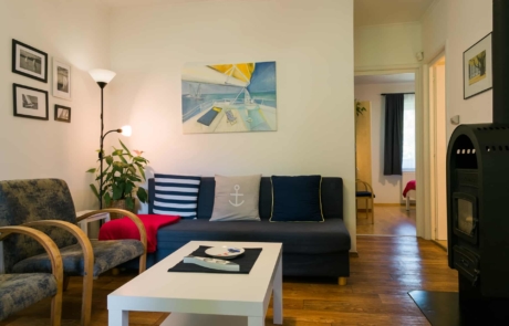 Balatoni családbarát apartmanok Keszthely - Toldi68 Apartmanház B apartman nappali.