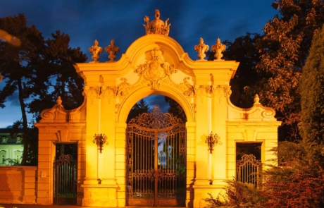 Keszthely Festetics kastély főbejárati kapu Keszthely Festetics kastély főbejárati kapu